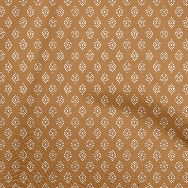 oneOone Velvet Orange Fabric Tribal Sewing Craft Projects Fabric Prints By Yard 58 Inch Wide