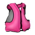 thumbnail image 1 of S SERENABLE Inflatable Jacket Life Vest Aid Gear for Drifting Outdoor Activities Fishing Pink, 1 of 9