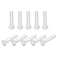 thumbnail image 1 of Unique Bargains M5x30mm Plastic Phillips Bolts PC Pan Head Machine Screws Transparent 50 Pack, 1 of 5