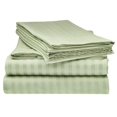 thumbnail image 1 of ELAINE KAREN 1800 Series - Soft Brushed Microfiber - Striped QUEEN Bed Sheet Set, Sage, 1 of 1