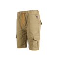 thumbnail image 3 of Men‘s Cargo Sports Short Pants Casual Slim Fit Solid Drawstring Elastic Waist Shorts With Pockets, 3 of 6
