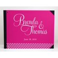 thumbnail image 3 of Darling Souvenir Pink Polka Dot Wedding Guest Book Hardbound Guest Sign-In Book Guest Registry Guestbook-9 x 12 Inches, 3 of 5