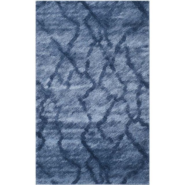 Safavieh Retro Blue Contemporary Rug - 4' x 6'