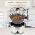 thumbnail image 3 of Amdohai 2pcs Slow Cooker Liners for 6/7/8 Quarts Slow Cooker Food Grade Silicone Crock-Pot Divider Liner Reusable Leakproof Dishwasher Safe Cooking Liner for Slow Cooker, 3 of 8