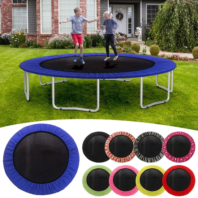 Gros Rabais! Rembourrage de Trampoline de 32 Pouces, Housse à Ressort Ronde, Coussin d'Enveloppement de Trampoline Résistant aux Déchirures, Housse de Ressort de Rechange pour Jeu Extérieur Ventes Aujourd'hui Liquidation!