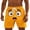 Yellow#men hawaii shorts, variant on Lcziwo Mens Summer Pool Swimwear Funny Cartoon Print Loose Swim Trunks Quick Dry Beach Holiday Shorts Yellow,XXL