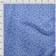 thumbnail image 4 of oneOone Velvet Medium Blue Fabric Block Sewing Craft Projects Fabric Prints By Yard 58 Inch Wide-XU, 4 of 5
