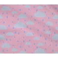 thumbnail image 4 of oneOone Cotton Flex Fabric Raindrop & Clouds Nature Print Fabric BTY 40 Inch Wide, 4 of 4