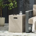 thumbnail image 4 of Table d'Appoint Support de Réservoir de Propane Square de 20 Po pour Foyer au Gaz, Gris Pâle, 4 of 7