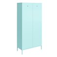 thumbnail image 2 of Novogratz Cache Tall 2 Door Metal Locker Cabinet, Yellow, 2 of 9