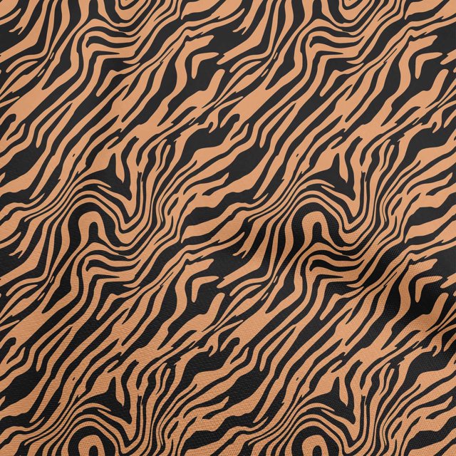 oneOone Polyester Spandex Rust Brown Fabric Animal Skin Sewing Craft Projects Fabric Prints By Yard 56 Inch Wide