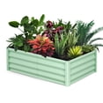 thumbnail image 1 of EDTara Galvanized Raised Garden Bed, Large Outdoor Planter Box with Open Base & Safety Edge, Rustproof Steel for Vegetables, Flowers, Herbs, 1 of 9