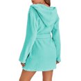 thumbnail image 3 of Gift TIMIFIS Womens Robe Plush Soft Robe , Warm, Fleece Bathrobe Winter Warm Pajamas Shower Nightgown - Spring/Summer, 3 of 5