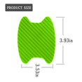 thumbnail image 2 of 4PCS Car Door Handle Sticker, Carbon Fiber Anti-Scratches Car Door Cup Protector, Non-Marking Auto Door Handle Protective Film, Universal for Most Car Handles,Green，68mm-85mm, 2 of 7