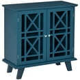 thumbnail image 1 of HOMCOM Storage Cabinet with Fretwork Doors Shelf Modern Sideboard Buffet, 1 of 10