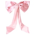 thumbnail image 2 of Large Bow For Room Decor 40x24 Inches Satin Ribbon Tie Birthday Decorations Giant Hanging Wall Decor For Ballerina Girls, 2 of 9