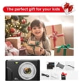thumbnail image 2 of Zostuic Kids Digital Camera, FHD 1080P 48MP 16X Digital Zoom, Compact Mini Camera with 32GB SD Card (Black), 2 of 7