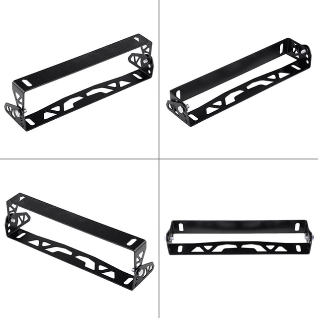 Universal Front Bumper License Plate Holder, License Plate Mount, Adjustable License Plate Relocator Bracket for Car