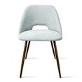 thumbnail image 2 of KOSSMAI Set of 4 Fabric Upholstered Dining Side DIning Chairs with Cut-Out Back for Dining Room, Living Room, 2 of 5
