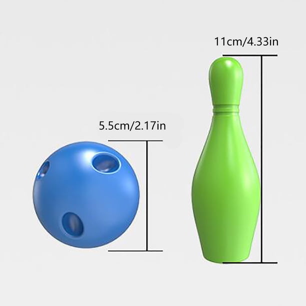 MERIGLARE Ensemble de Quilles pour Enfants Éducatif 10 Quilles et 2 Balles pour Activités sur Pelouse et dans la Cour Arrière 30 cm MERIGLARE Ensemble de Quilles pour Enfants Éducatif 10 Quilles et 2 Balles pour Activités sur Pelouse et dans la Cour Arrière 30 cm