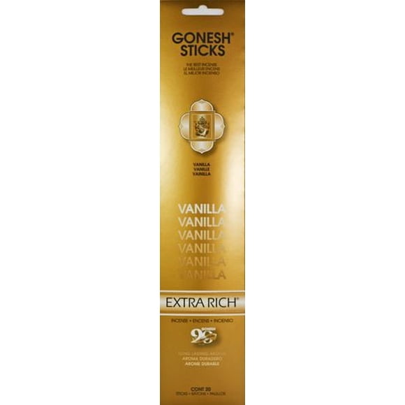 Bâtonnets d’encens Gonesh – Vanille