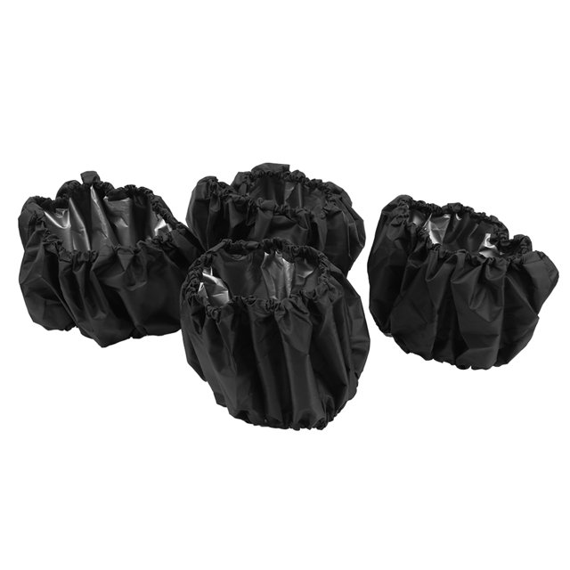 Infant Stroller Wheel Cover Universal Size Stroller Wheel Dustproof Cover Baby Stroller Accessory Practicalwaterproof For Baby Black