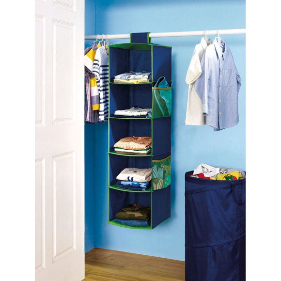 Your Zone 5-Shelf Closet Organizer - Boy