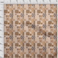 thumbnail image 3 of oneOone Viscose Chiffon Brown Fabric Patchwork Craft Projects Decor Fabric Printed By The Yard 42 Inch Wide-4C, 3 of 5