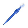 thumbnail image 2 of Transemion Makeup Tool Reusable Grooming Supply Facial Shaver Styling Props Convenient Eyebrows Trimmer Practical Eyebrow Stencil Transparent Blue 1Set, 2 of 6