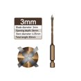 thumbnail image 4 of XZNGL Cross Four Blade Drill Bit Ceramic Tile Hexagonal Handle Brick Wall Cement Ceramic Perforated Drill, 4 of 9
