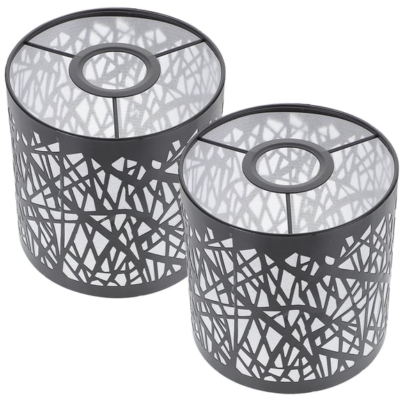 2 Pcs Abat-Jour Tambour pour Usages Généraux Décoration Maison 5.50x5.50x5.50 Po