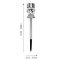 thumbnail image 2 of RUNROTOO 4Pcs Solar Lamps White Design Garden Lighting Ornaments Easy Installation Durable, 2 of 7