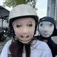 thumbnail image 4 of Funny Spoof Mask 3D Printed Emoticon Headgear Creative Mask Sunscreen Riding Prank Scarf, 4 of 8