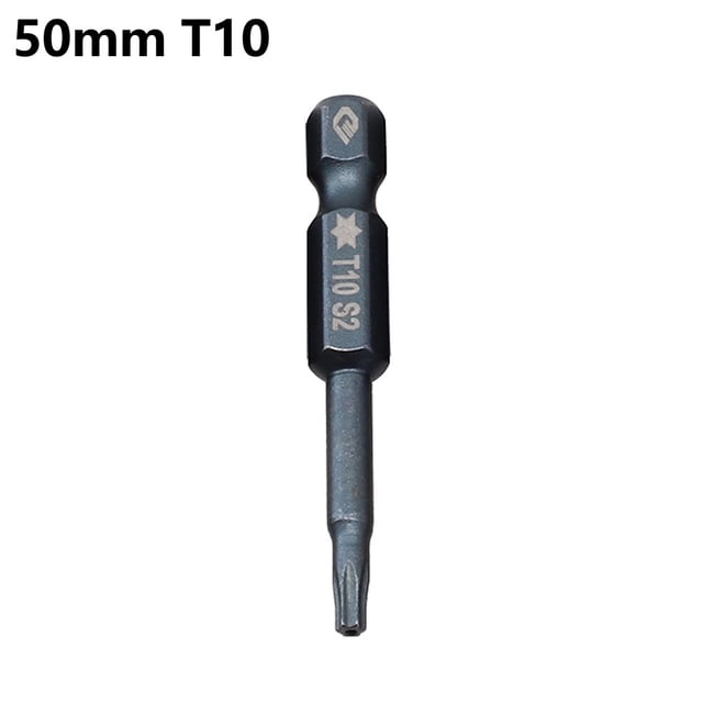 1 Pcs Ensemble de Embouts de Tournevis Torx Magnétiques Bleus 50mm Tournevis Électrique T5-T40