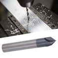 thumbnail image 3 of 3 Flute Chamfer End Mill, Tungsten Steel Milling Cutter Bit 90 Milling Cutter Bit Professional Durable Simple To Operate  For Industrial Supplies, 3 of 8