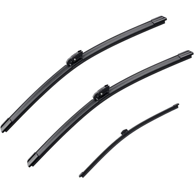 ORUYROP 24''+19'' Windshield Wipers With 12'' Rear Wiper Blade Sets Automotive Replacement for Mercedes-Benz GLA250 2016-2021,Easy For Installation (Pack of 3) (HS-20)