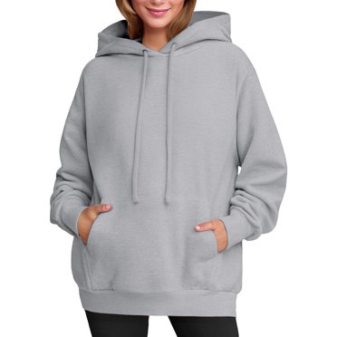Duoif Womens Sweatshirt Women's Relaxed Fit Cat Ear Pullover Hoodies for Women Grey S