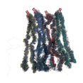 thumbnail image 1 of 2M Black Tinsel Garland With Metallic Tips (Asstd) - Set of 12, 1 of 3