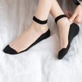 thumbnail image 4 of 5PC Women Casual Cute Little Daisy Mesh Splice Breathable Short Socks, 4 of 5