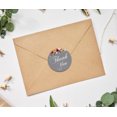 thumbnail image 2 of Darling Souvenir 45 Pcs Gray Round Floral & Anchor Thank You Stickers DIY Envelope Seals-1.6 Inches, 2 of 4