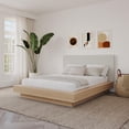 thumbnail image 2 of Julian Queen Size Platform Bed with Upholstered Headboard, 2 of 7