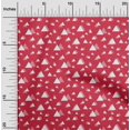 thumbnail image 1 of oneOone Georgette Viscose Fabric Triangle Geometric Print Fabric By The Yard 42 Inch Wide, 1 of 5