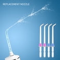 thumbnail image 3 of 4pcs Water Flosser Tip Water Toothbrush Refill Head Replacement for Waterpik, 2pcs Pink, 2pcs Blue, 3 of 8