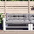 thumbnail image 1 of vidaXL Pallet Cushions 3 pcs Grey Fabric, 1 of 5