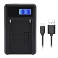 thumbnail image 3 of Battery Charger Camera Battery Charger Single Slot Battery Charger Np F550 Battery Charger SEIVI Black Plastic LED Video Light LCD Electric Quantity Display Camera Battery Charger, 3 of 8