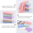 thumbnail image 2 of OULII 12Pcs Eco-Friendly and - White Polyester Hand Towels for Children 11.8x11.8in, 2 of 8