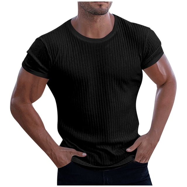 Weiqiqre Mens T-shirts Short Sleeve Athletic, Quick Dry Workout T Shirts Base Undershirt