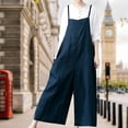 thumbnail image 3 of Combinaisons Amples en Coton Décontractées pour Femmes Combinaisons une Pièce Simples Oversize, 3 of 9