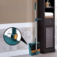 thumbnail image 4 of RXIRUCGD Brooms And Dustpan Set Double-layer Scraper Foldable Dustpan Non-stick Hair Dustpan Sweeping Brooms 180-degree Rotatable Brooms For Vertical Storage, 4 of 7
