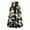 #02 Black, variant on Amzcrzy Skirts for Women Casual Elastic Waist Drawstring Maxi Skirt Trendy Floral Print Long Skirts for Women Pleated Tiered Flowy Summer Skirts